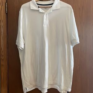 White polo shirt XL